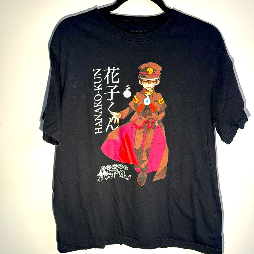 Toilet bound Hanako-kun Black Japanese Anime Graphic Tee Tshirt- men’s large